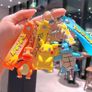 Pokemon Keychain batch Pendant Pokemon keyring Cute Pikachu Doll Bag Car Pendant for birthday Kids Toys charm bulk gourd Image 2