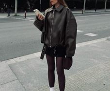 leather bomber