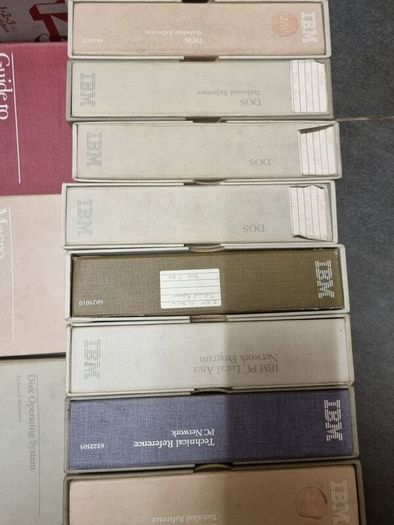 Vintage IBM Microsoft Lotus Novell Software Manuals  Binders Job Lot 1980s 90s