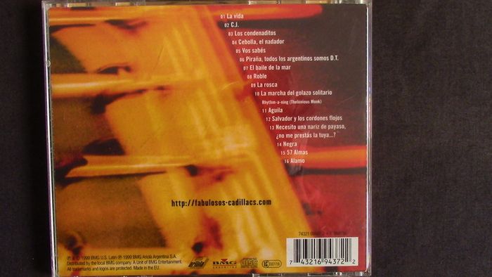 Fabulosos Cadillacs - La Marcha Del Golaza Solitario CD