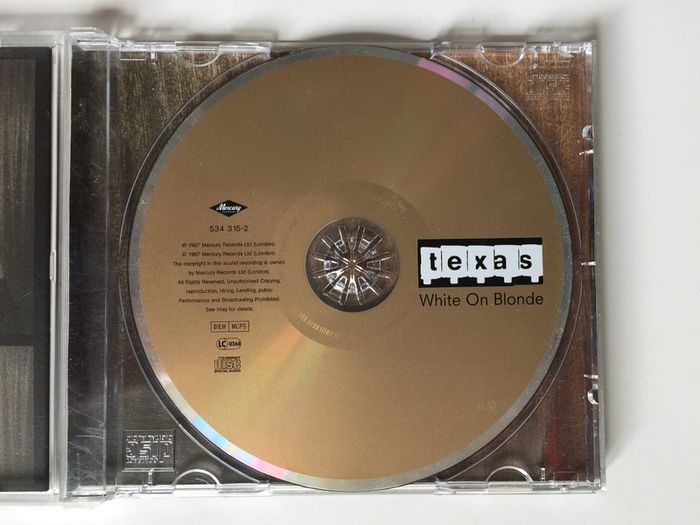Texas [1997] White On Blonde (CD Album)