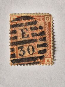 Rare Queen Victoria 4d Stamp Used Abroad E30 Jamaica, Lacovia, Postmark E30.