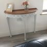Half moon shaped side table Image 4
