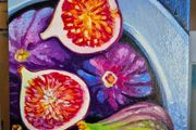 Figs | oil painting on canvas panel