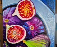 Figs | oil painting on canvas panel