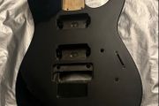 Jackson dinky Made in Japan 98 Solid Black Guitar Body.Factory original paint finish. Floyd tremolo ready perfect condition electric guitar parts accessories