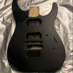 Jackson dinky Made in Japan 98 Solid Black Guitar Body.Factory original paint finish. Floyd tremolo ready perfect condition electric guitar parts accessories