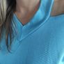 open shoulder blouse Image 3