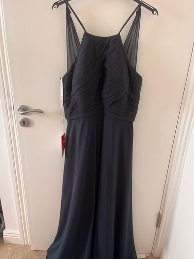 navy bridesmaid dress