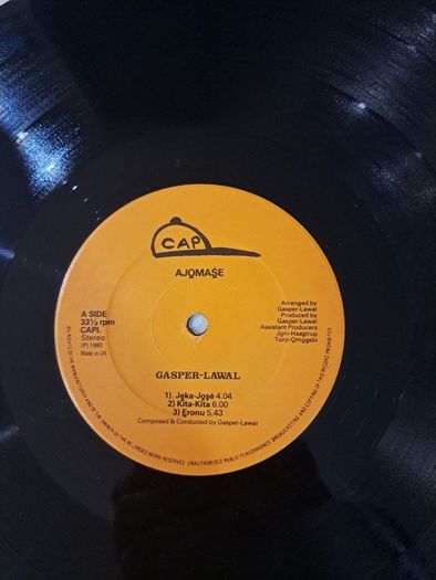 Casper lawal Ajomase 1980 Cap Records
