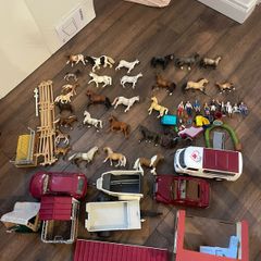 schleich ponies and cars