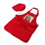 Personalised Apron and Chef Hat - Kids Baking Set - Red Image 9