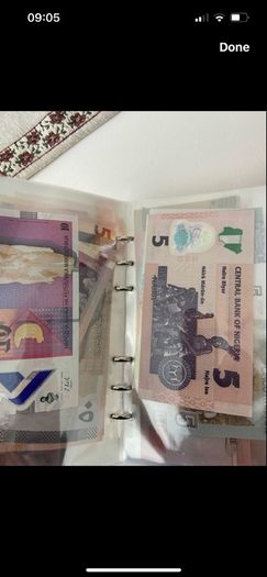 UNC World Lot 100 PCS Notes From 100 Different Countries / Region, UNC Original Genuine Real Note for Collection, ( Out of Use Now )