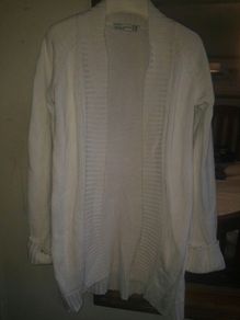 Zara Ladies White Cardigan