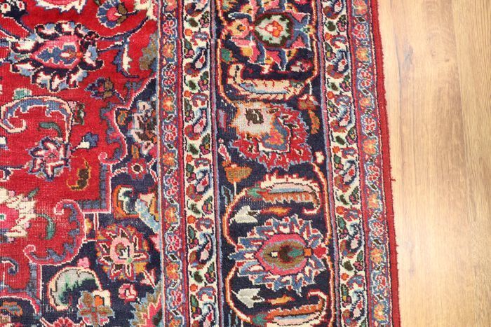 P.ersian Mashad Rug 'Signed' 345x248cm (MESH)