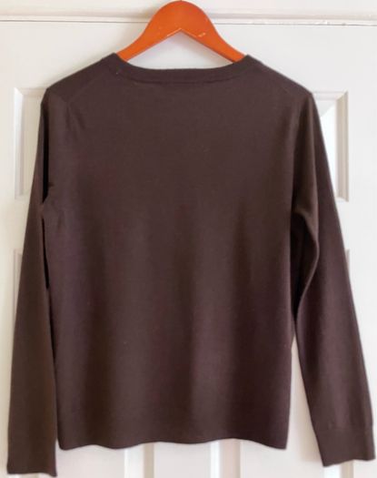 Size 12 Brown Wool Mix Jumper by Mango