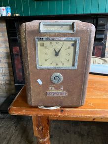 Clock in machine