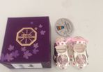 Silver Plated & Swarovski  Crystal Encrusted Ornamental Shoes