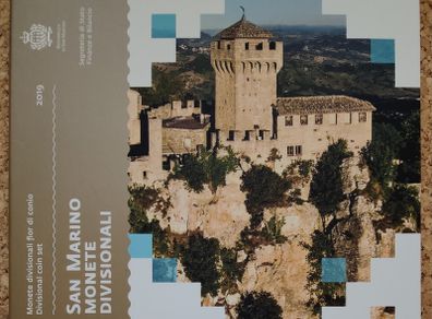 San Marino Brilliant Uncirculated Euro Coin Set 2019