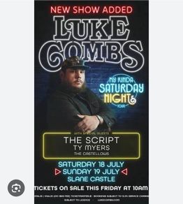 2 X Luke Holmes Tickets
