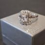 Nice 925 Sterling Silver Ladies Cocktail Ring Image 2