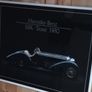 Mercedes Benz vintage Ssk TROSSI 1930 wall framed picture Image 2