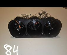 Vintage Porsche 911 912 VDO Gauge Cluster  Triple Pod