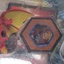 Brand New Bakugan Dragonoid (Red) Collector Action Figure With 2 Trading Cards and Coin Image 5