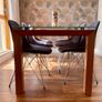 Extendable Dining Table - Solid wood and tempered glass Image 7