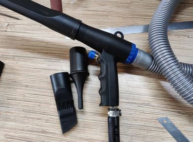 2 In 1 Air Duster Compressor Dual Function Air Vacuum Blow Suction Guns Kit Pneumatic Vacuum Cleaner Tool