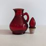 Vintage Avon Red Decanter Image 2