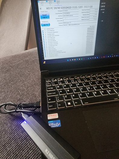 512GB External NVMe SSD New Very Fast USB 3.1