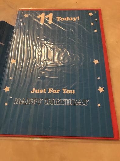 11 th birthday card
