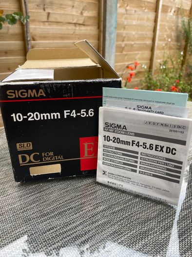 Sigma 10-20mm f/4-5.6 EX DC HSM - Canon EF-S Fit