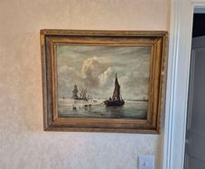 Boat Scene Painting