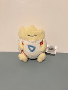 Rare Pokemon Sleeping Togepi 5 Inch Plush - 2023 Nintendo Game Freak Small Soft Toy