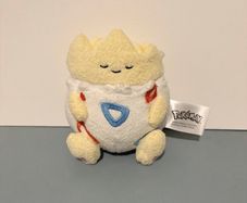 Rare Pokemon Sleeping Togepi 5 Inch Plush - 2023 Nintendo Game Freak Small Soft Toy