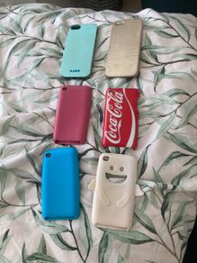 4 iPod 4th generation covers & 2 old iPhone covers