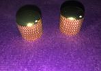 Guitar Gold Knobs Set Of 2 brand new
