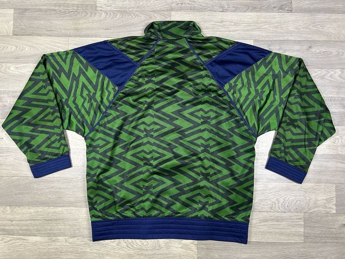Rare Vintage Umbro Ireland & Celtic Style Track Jacket Mens Medium Festival