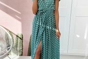 Summer Polka Dot Dress Size Uk 12