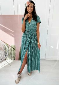 Summer Polka Dot Dress Size Uk 12