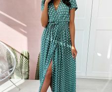 Summer Polka Dot Dress Size Uk 12