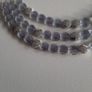 Grey and silver tone bead necklace Image 2
