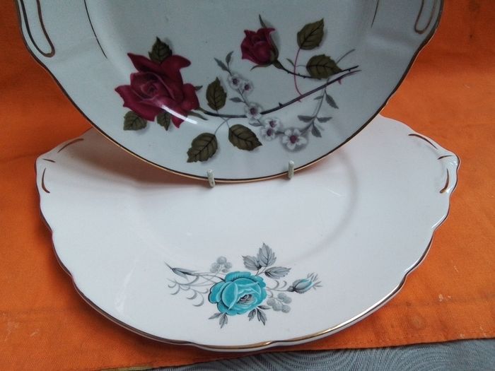 Two Bread/Cake Plates