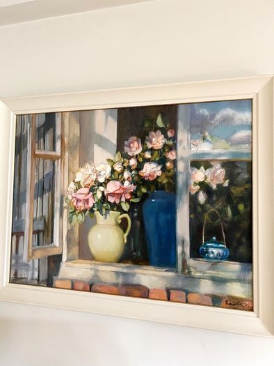 Oil painting by latvian artist Valery Baida 91x71cm