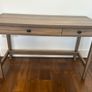 Grey / Brown Handmade Console Table Image 3