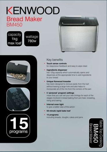 Kenwood Bread maker