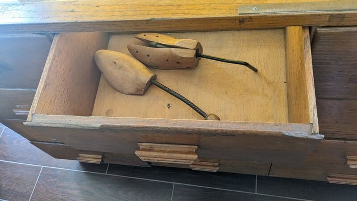 Stunning oak Shopkeeper Haberdashery cabinet,
