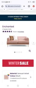 dfs enchanted sofa set